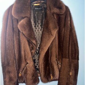 Brown Mink Fur Jacket